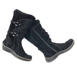 Black snow boots - 7M